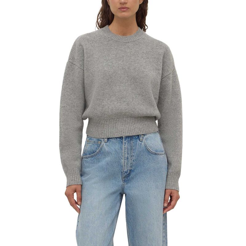 Assembly Label Benny Knit Grey Marle image number 0